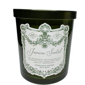 Leoben Co Jasmine Santal Candle, High Quality American-Grown Soy Wax, 9 Oz